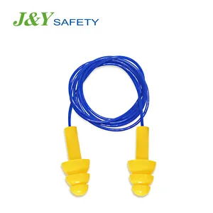 Hot selling waterproof swimming ear plug silicone corded earplug