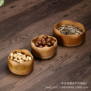 Tazón de Bambú para Bebé, Cuerpo Recto, Sin Pintar, Anti-Escaldaduras, para Niños de 1-2 Años, Origen Zhejiang - Product Image 4