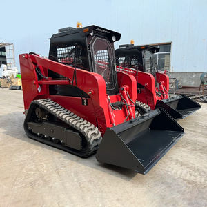 Доступный мини-погрузчик с бортовым поворотом с гусеничными дорожками и несколькими насадками - Product Image 1