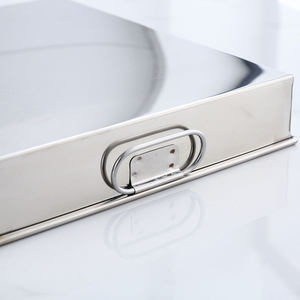 Moule à base plate pour <span class=keywords><strong>plaque</strong></span> carrée à <span class=keywords><strong>angle</strong></span> droit en acier inoxydable pour le refroidissement et la mise en forme de gâteaux à la vapeur - Product Image 2