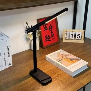 Nhôm Không Dây Sạc Bàn Ánh Sáng Cổng USB Mới Từ Có Thể Tháo Rời Bảng Đèn Hẹn Giờ LED Cho Mắt Chăm Sóc Cho Nghiên Cứu Phòng Khách - Product Image 3