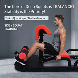 Banc de Squat Pliable en Acier pour la Maison, <span class=keywords><strong>Appareil</strong></span> d'Entraînement Abdominal et d'Assistance aux Squats, Équipement de Renforcement des Hanches et des Jambes - Product Image 2