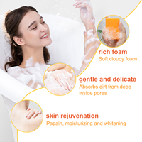 Papaye éclaircissement de la peau savon à l'acide kojique éclaircissant nettoyant pour la peau barre de savon dissolvant de taches sombres hydratant savon à l'acide kojique