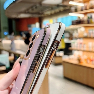 Funda chapada para Samsung Galaxy S22 S23 Ultra S21 S20 FE Plus A14 A72 A71 A54 A51 A52 <span class=keywords><strong>A53</strong></span> <span class=keywords><strong>5G</strong></span>, funda de silicona suave de lujo - Product Image 6