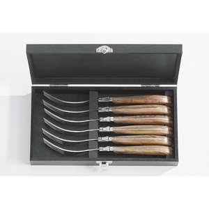 Haws Steakgabel Laguiole Olivenholz 6 piezas - Product Image 2