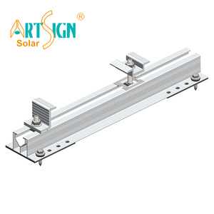 Signe d'art Système de mini garde-corps photovoltaïque Supports de montage de panneaux solaires <span class=keywords><strong>sur</strong></span> toit trapézoïdal en étain - Product Image 2