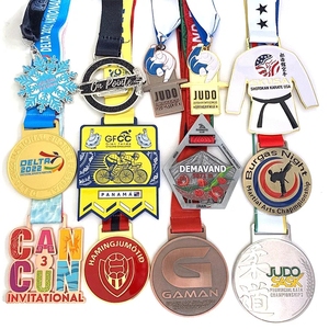 Medaglie Personalizzate OEM per WKF, BJJ, ITF, Jiu Jitsu, Judo, Kung Fu, Boxe, Taekwondo, Karate - Medaglie Sportive in Metallo 2D e 3D - Product Image 1