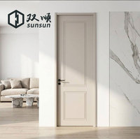Produits les plus vendus fabriqués en Chine. Fabricant de portes intérieures modernes en aluminium et bois pour la résidence, vente directe.