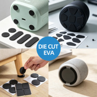 Bandes adhésives en mousse EVA découpées, double face, à forte adhérence, antichoc, pour le montage d'électronique et de matériel