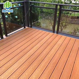 Buiten terrasvloer van WPC (hout-kunststof composiet), terrastegels, kunststof planken, houten vloer, teakhouten terras, buitenvloer - Product Image 6