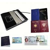 LONVILL Soporte SDK ISO 14443 Tipo A y B, Lector de Pasaportes Compatible con ICAO 9303, Módulo Escáner de Pasaportes sin Contacto Tipo Tarjeta MRZ