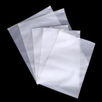 Logo personnalisé Vêtements Sac à fermeture éclair Vêtements mat Ziplock Sac d'emballage Sac à fermeture éclair en plastique givré