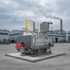 Chaudière <span class=keywords><strong>à</strong></span> <span class=keywords><strong>vapeur</strong></span> basse pression <span class=keywords><strong>à</strong></span> combustion de gaz et de mazout horizontale <span class=keywords><strong>à</strong></span> vente chaude 6000 kg/h |   Chaudière industrielle multi-usage <span class=keywords><strong>à</strong></span> double combustible Export Iron - Product Image 1