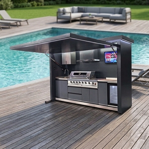 Isla de Cocina Moderna para Exteriores, para Patio Trasero, Terraza y Espacio de Entretenimiento al Aire Libre - Product Image 1