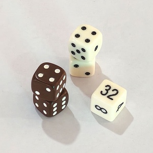 Dés de backgammon en mélamine de haute qualité, dés de backgammon en mélamine Uria à coins arrondis de 16 mm - Product Image 3
