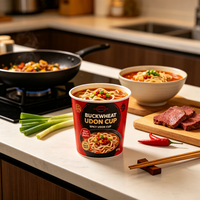 Nouilles Soba Udon de Sarrasin 200g en Gros – Épicerie Asiatique, Meilleure Vente, Faible Teneur en Matières Grasses, Repas Rapide B2B