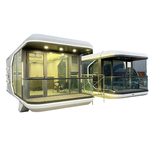 Série Starship, capsule spatiale, B & B Park, salon de thé au lait, restaurant de glaces, snack mobile, restauration rapide, maison en métal - Product Image 1