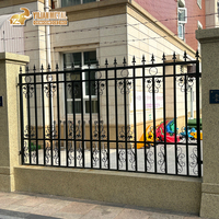 Panneaux de clôture en aluminium soudés, installation facile sans creuser, étanches, décoratifs, pour clôture de jardin, cour et maison.