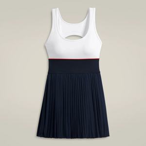 ชุดเดรสเทนนิสสไตล์เรโทรน่ารักแบบเปิดหลัง พิมพ์ลายโลโก้แบบวินเทจสั่งทำพิเศษ - Product Image 6