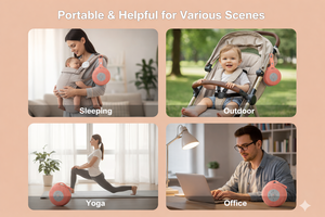 Máquina <span class=keywords><strong>de</strong></span> Ruido Blanco Portátil Rosa con 21 Sonidos Relajantes, Terapia <span class=keywords><strong>de</strong></span> Lluvia, 15 <span class=keywords><strong>Horas</strong></span> <span class=keywords><strong>de</strong></span> Duración <span class=keywords><strong>de</strong></span> Batería, Recargable por USB, Sonioc Sleep Unisex OEM - Product Image 5