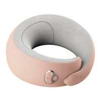 Oreiller de massage électrique en forme de U rechargeable avec télécommande sans fil, vibration, masseur de cou portable