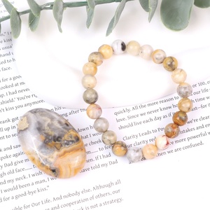 8Mm Tinh Thể Tự Nhiên Đánh Bóng Đá Quý Hạt Vòng Đeo Tay Palm Đá 10 + Năm Kinh Nghiệm Năng Lượng Cân Bằng Thủ Công Mỹ Nghệ Pha Lê Khác - Product Image 4