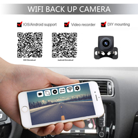 12V Sans Fil Wifi Android et iPhone Vue Arrière Caméra De Recul D'aide à L'inversion de Voiture Caméra de Recul