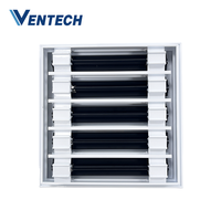 Diffuseur linéaire réglable à 5 fentes en aluminium pour conduits d'air conditionné Ventech HVAC