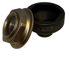 Douille pour écrou d'essieu robuste pour camion BPW-Volvo 95x6 points 3/4\" Drive - Product Image 1