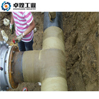 Réparation de joints de pipeline souterrain en acier avec ruban anticorrosion au pétrolatum appliqué à froid pour l'enroulement des tuyaux enterrés
