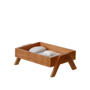 <b>Solid</b> <b>Wood</b> Desktop Storage Box Rectangle 1 Compartment Standing Type For <b>Desk</b> Neatening Storage - Product Image 5
