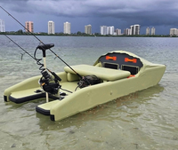 Bateau de fête électrique à catamaran, bateau ponton portable, bateau électrique gonflable