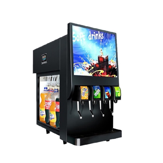 Hot Sale Large Capacity Automatic Constant Temperature Cooling Soda Multi Flavor Beverage Self-service Machine