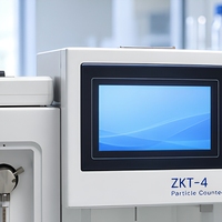 Compteur de particules liquides pour l'analyse de la propreté et des tests de contamination des liquides ZKT-4 Zetron