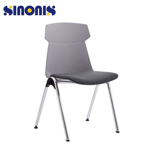 Chaise de réunion exécutive moderne Sinonis, chaise de bureau sans roulettes - Product Image 3