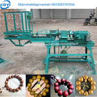 Machine à fabriquer des chapelets en bois rond de 8 mm, machine à fabriquer des perles de prière