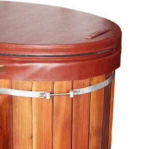 Bañera de Hielo de Madera de Alta Calidad 304, <span class=keywords><strong>Precio</strong></span> de Fábrica, Panel de Cedro Rojo con Cubierta Aislante Impermeable y Enfriador de Agua Fría - Product Image 6