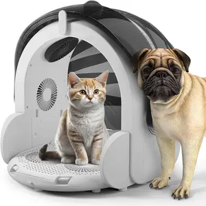 Electric Pet Dog Cat Drying Cabin Smart Pet Hair Blowing Dryer Machine 360 Drying Big Folding Pet Hair Dryer Box