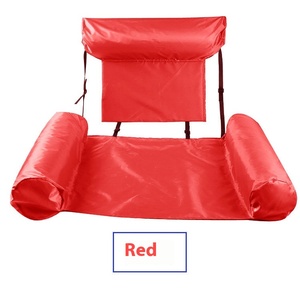 Nuovo doppio uso gonfiabile lettino galleggiante letto amaca <span class=keywords><strong>legno</strong></span> schienale pieghevole galleggiante zattera galleggiante transfrontaliera all'ingrosso - Product Image 5