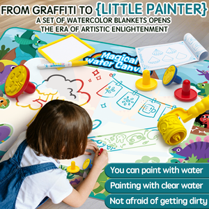 Tapete de Dibujo con Agua, Impreso con Mapa del Mundo, 150x100cm, Tela Gruesa, Portátil, Ligero, <span class=keywords><strong>Juego</strong></span> Interactivo para Niños Pequeños - Product Image 4