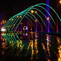 Fuente de Agua Laminar con Chorro de Agua Saltarina e Iluminación LED de Alta Calidad Water Faery para Decoración de Jardines y Paisajes Exteriores