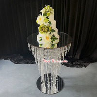 Support de gâteau de mariage en acrylique de luxe pour utilisation sur table Décoration de mariage et fournitures de fête