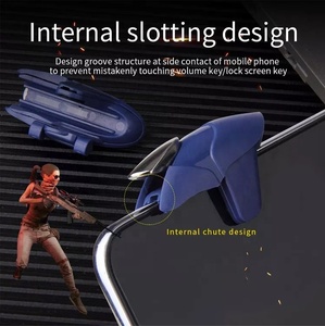 Disparador de juegos móviles de teléfono inteligente de plástico para PUBG Mobile Game Fire <span class=keywords><strong>Button</strong></span> Aim Key <span class=keywords><strong>L1R1</strong></span> para regalo - Product Image 3