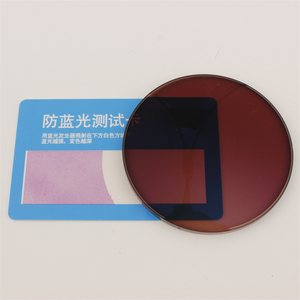 1.56 Cr39 blu taglio Photogrey lenti ottiche blu blocco fotocromatiche lenti per occhiali colore chiaro - Product Image 3