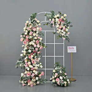 Peça central de mesa e flores de casamento direto da fábrica para decoração de casa e festas