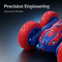 Voiture télécommandée araignée en plastique WF 24G, véhicule électrique acrobatique pour enfants, rotation à 360 degrés, éclairage LED, tout-terrain RC