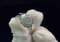 Montre style bague pour homme bague en or 14K bijoux en diamant moissanite hip hop bague pour homme personnalisée bijoux en or K