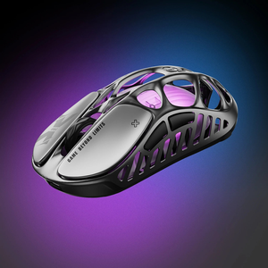 <span class=keywords><strong>Souris</strong></span> sans fil GravaStar Mercury X Pro en alliage de magnésium, capteur PAW3950, 32K DPI, taux de polling 8K, Nordic 52833, tri-mode, RGB, design creux - Product Image 4
