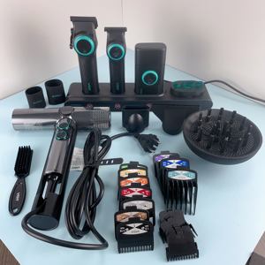 VGR STEPLERSS RPO 4IN1 Ensemble <span class=keywords><strong>professionnel</strong></span> de <span class=keywords><strong>coiffure</strong></span> BLDC 9000 tr/min USB pour <span class=keywords><strong>tondeuse</strong></span> à cheveux haute vitesse pour usage domestique - Product Image 4