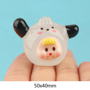 Large Luminous Three-dimensional Cream <b>Glue</b> Wholesale DIY Bow <b>Resin</b> Accessories Acrylic - Product Image 3